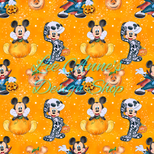 Mouse Halloween Seamless