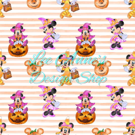 Mouse Halloween Seamless