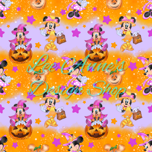 Mouse Halloween Seamless