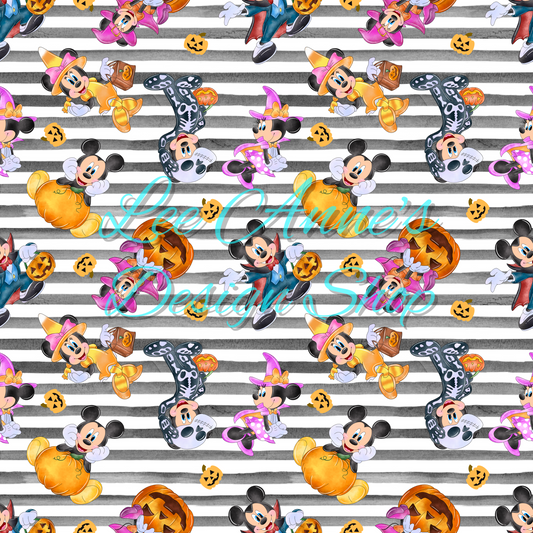 Mouse Halloween Seamless
