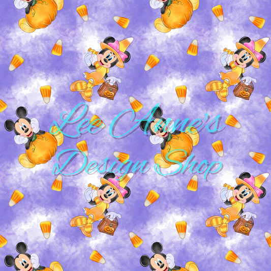 Mouse Halloween Seamless