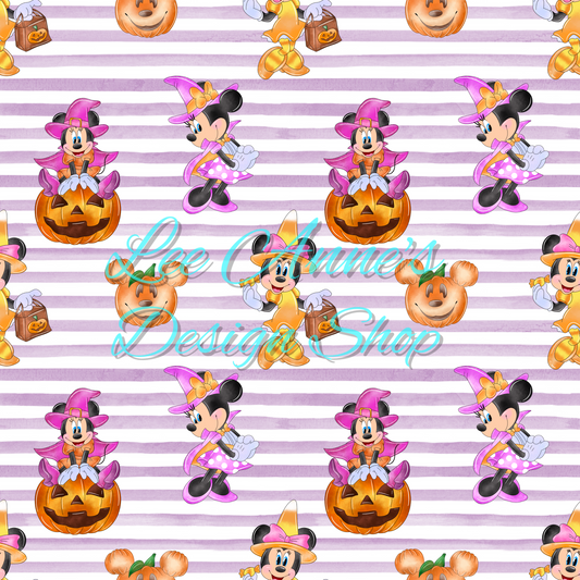 Mouse Halloween Seamless