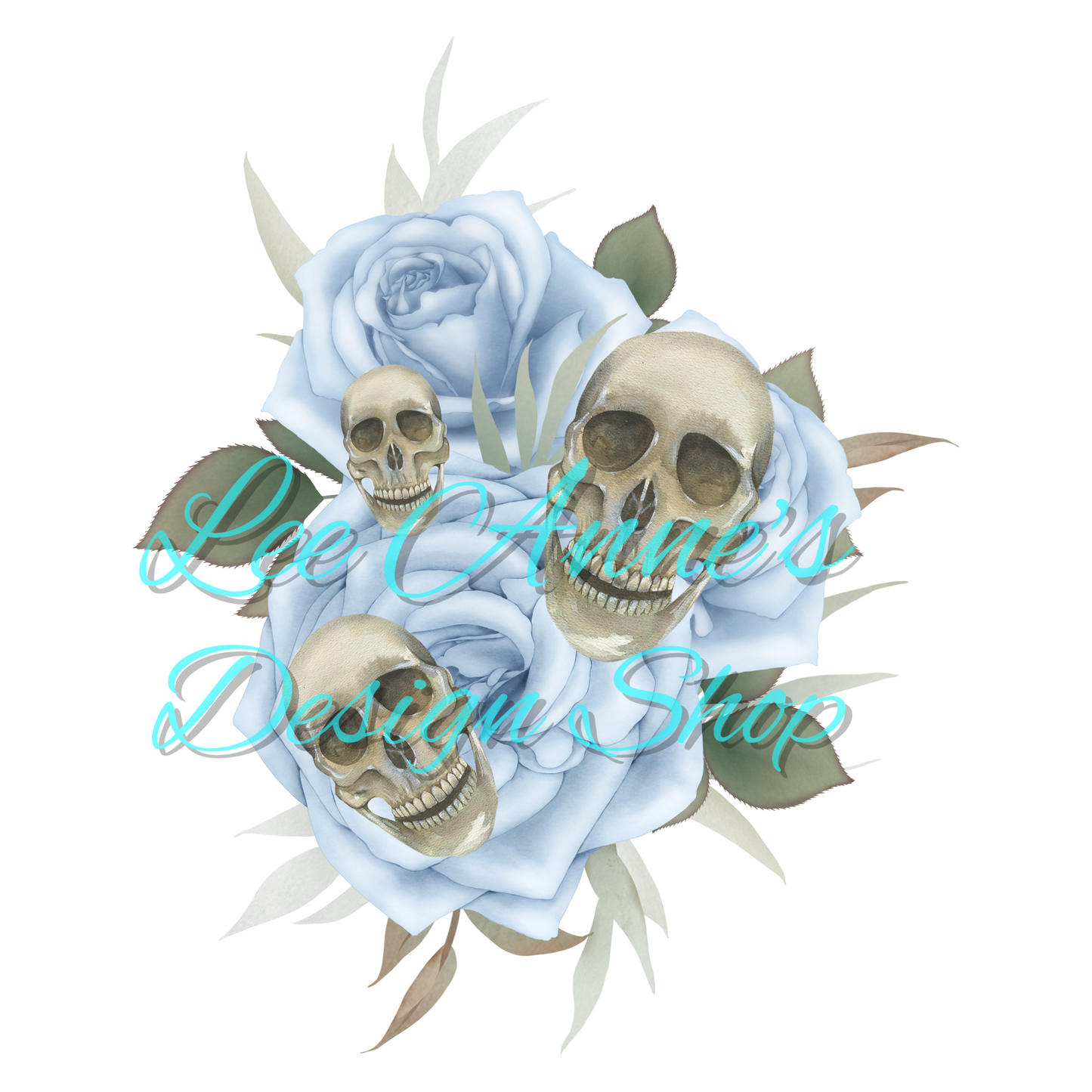 Skull Floral Sublimation