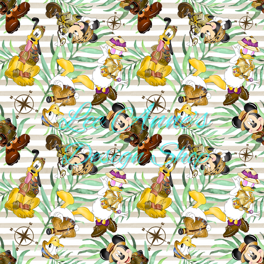 Mouse Safari Seamless