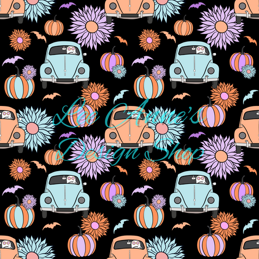 Groovy Halloween Seamless