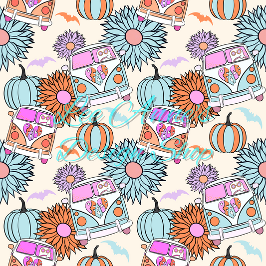 Groovy Halloween Seamless