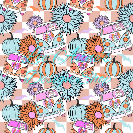 Groovy Halloween Seamless