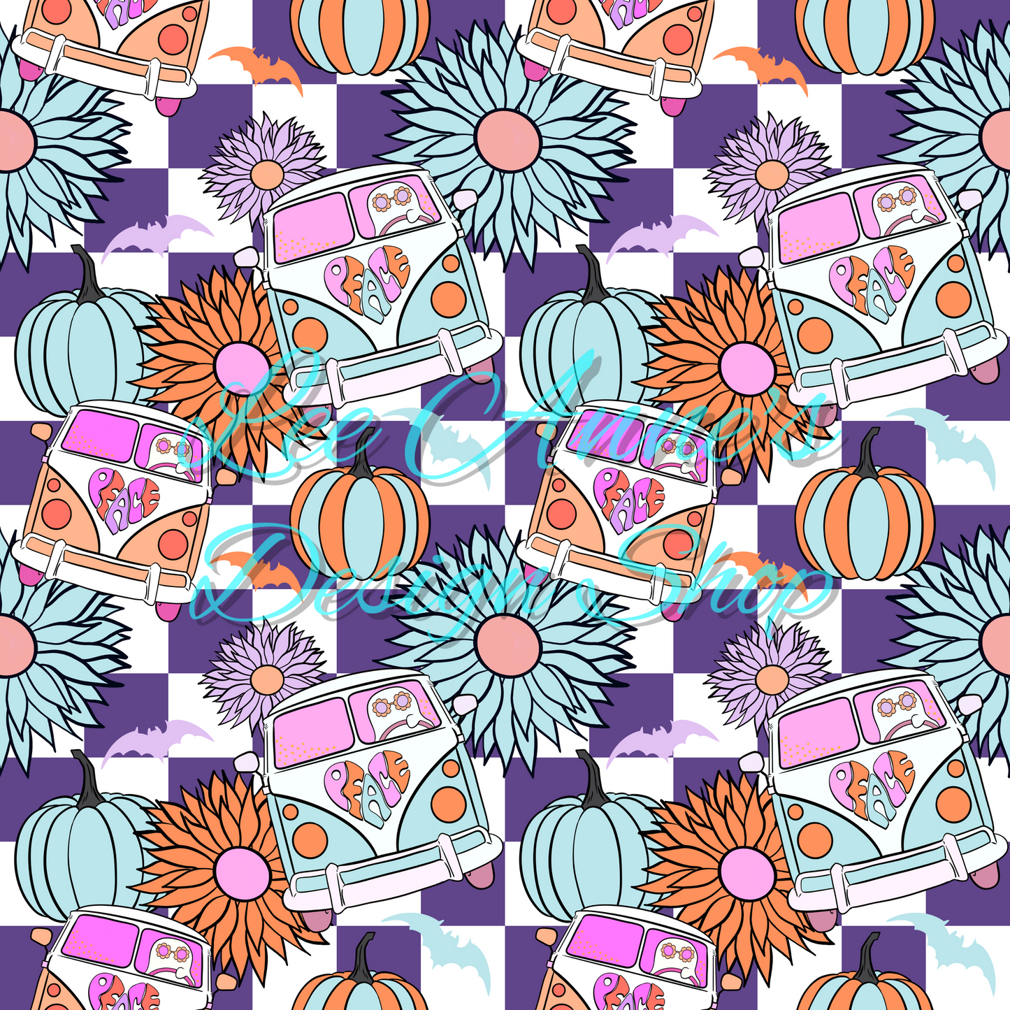 Groovy Halloween Seamless