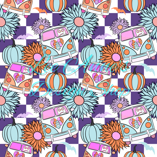 Groovy Halloween Seamless