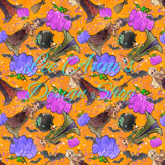 Witches Halloween Seamless