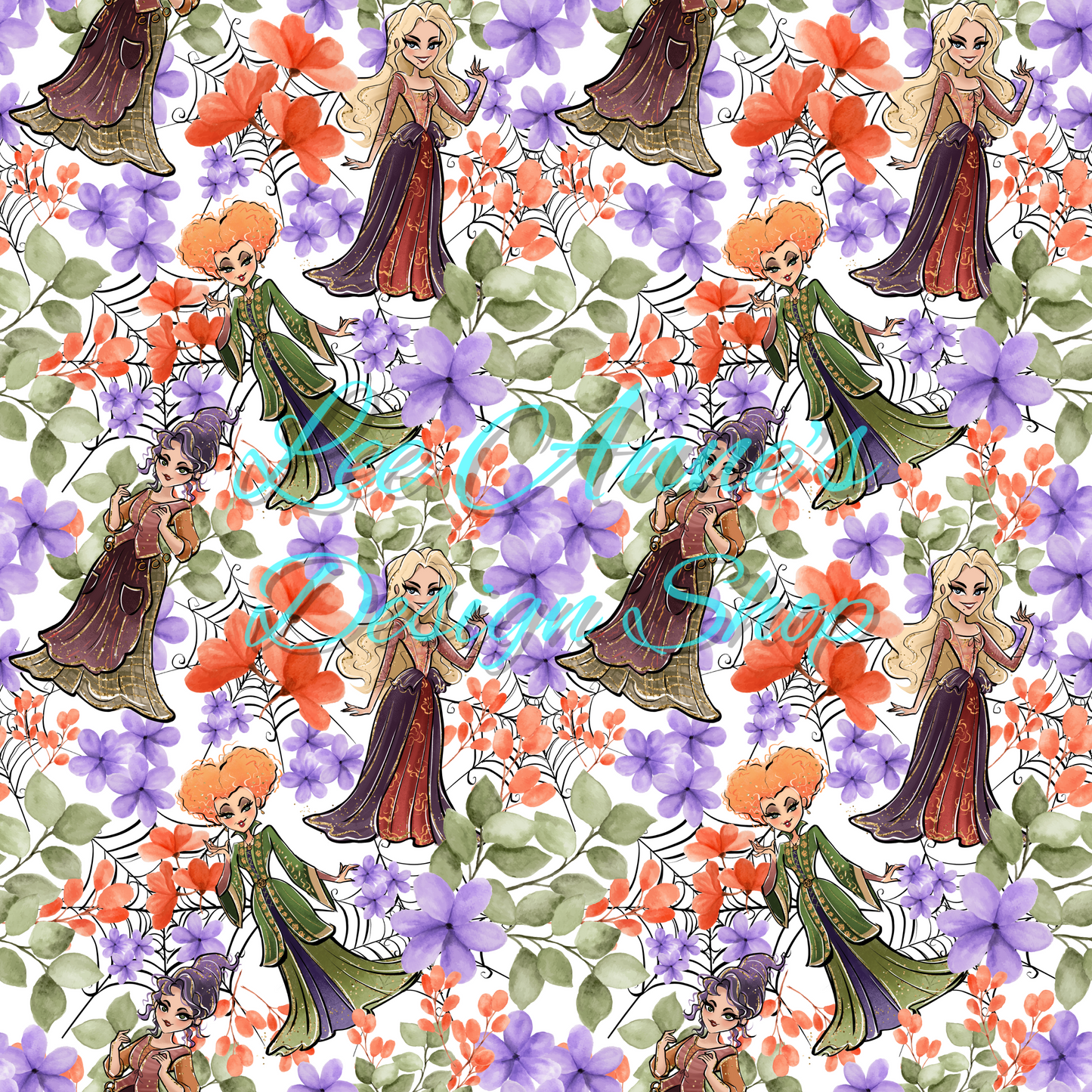 Witches Halloween Seamless