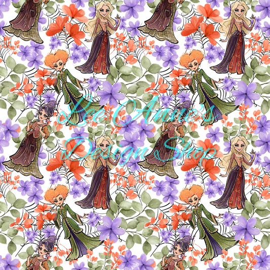 Witches Halloween Seamless