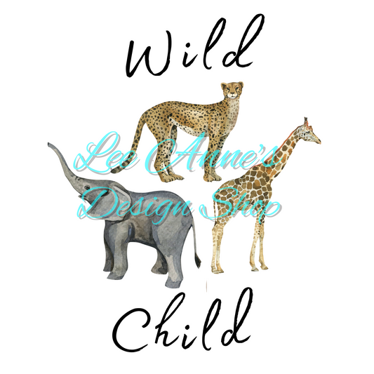 Safari Animal Sublimation