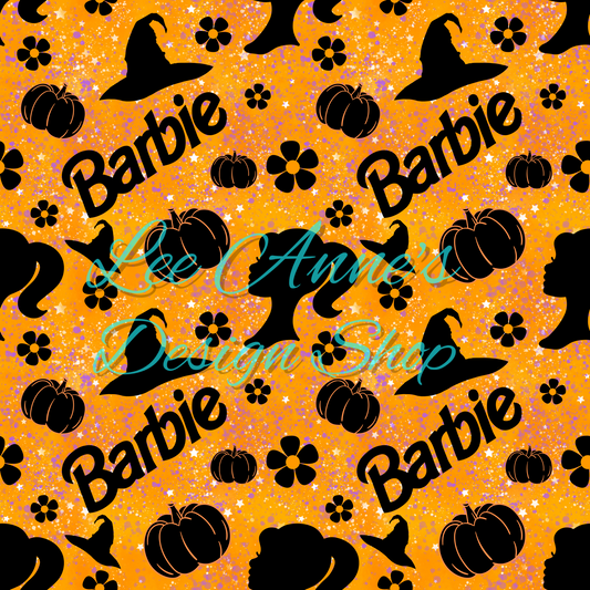 Doll Halloween Seamless