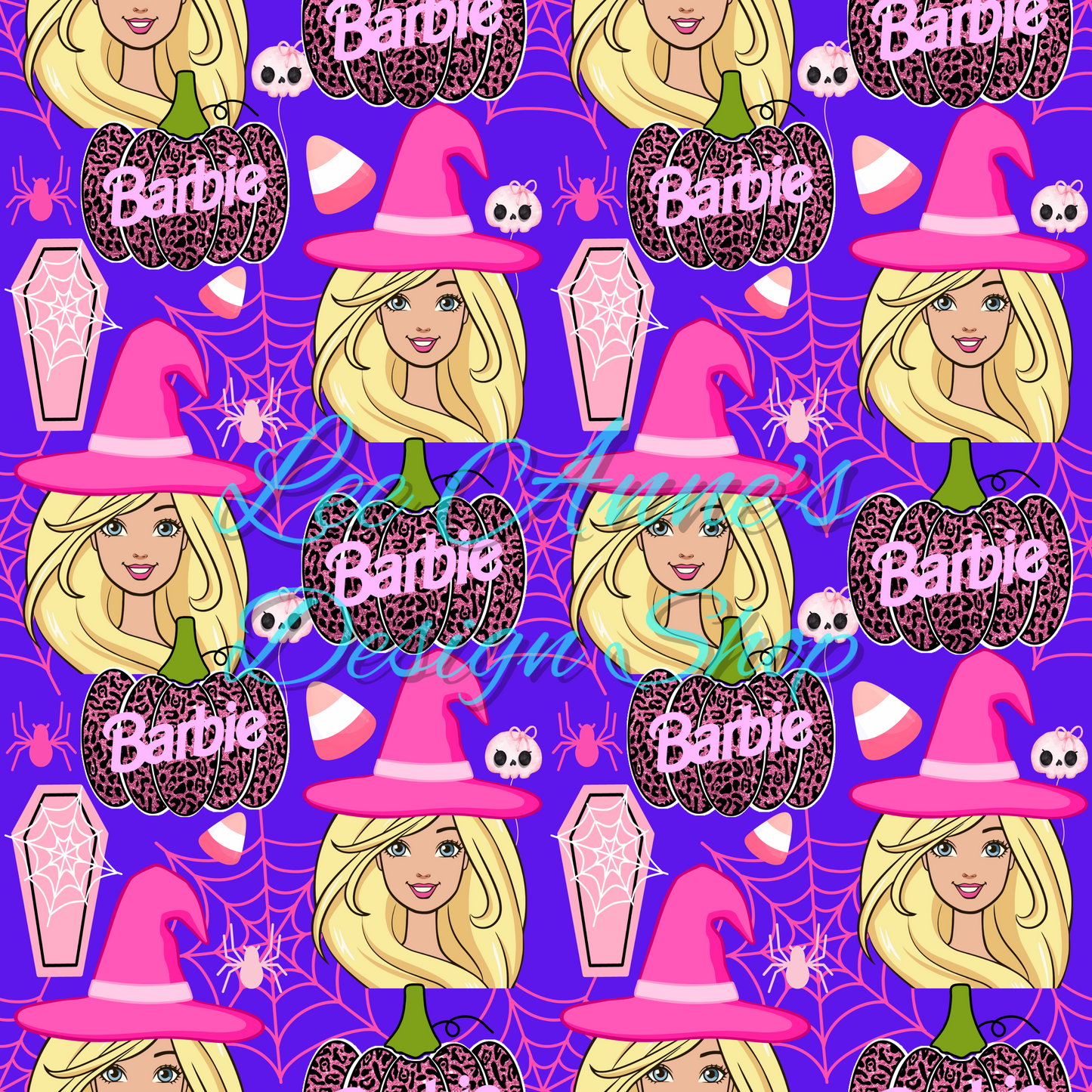 Doll Halloween Seamless