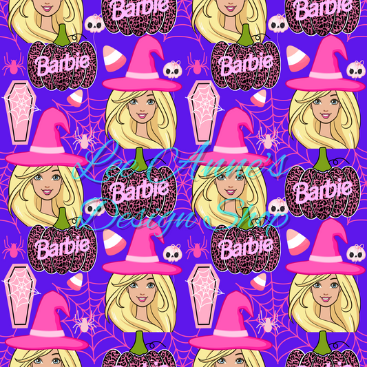 Doll Halloween Seamless