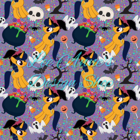 Halloween Pony Seamless