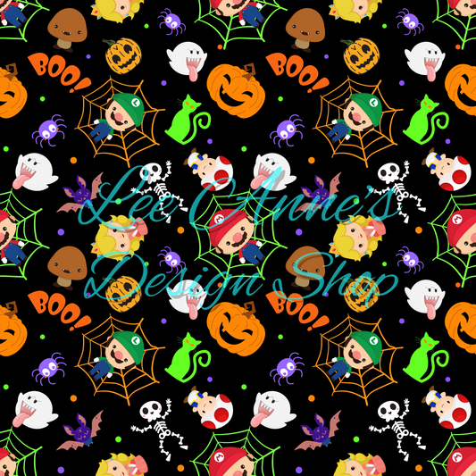 Halloween Plumber Seamless