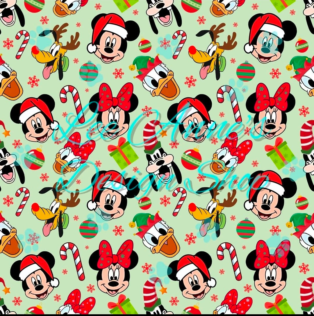 Mouse Christmas Seamless