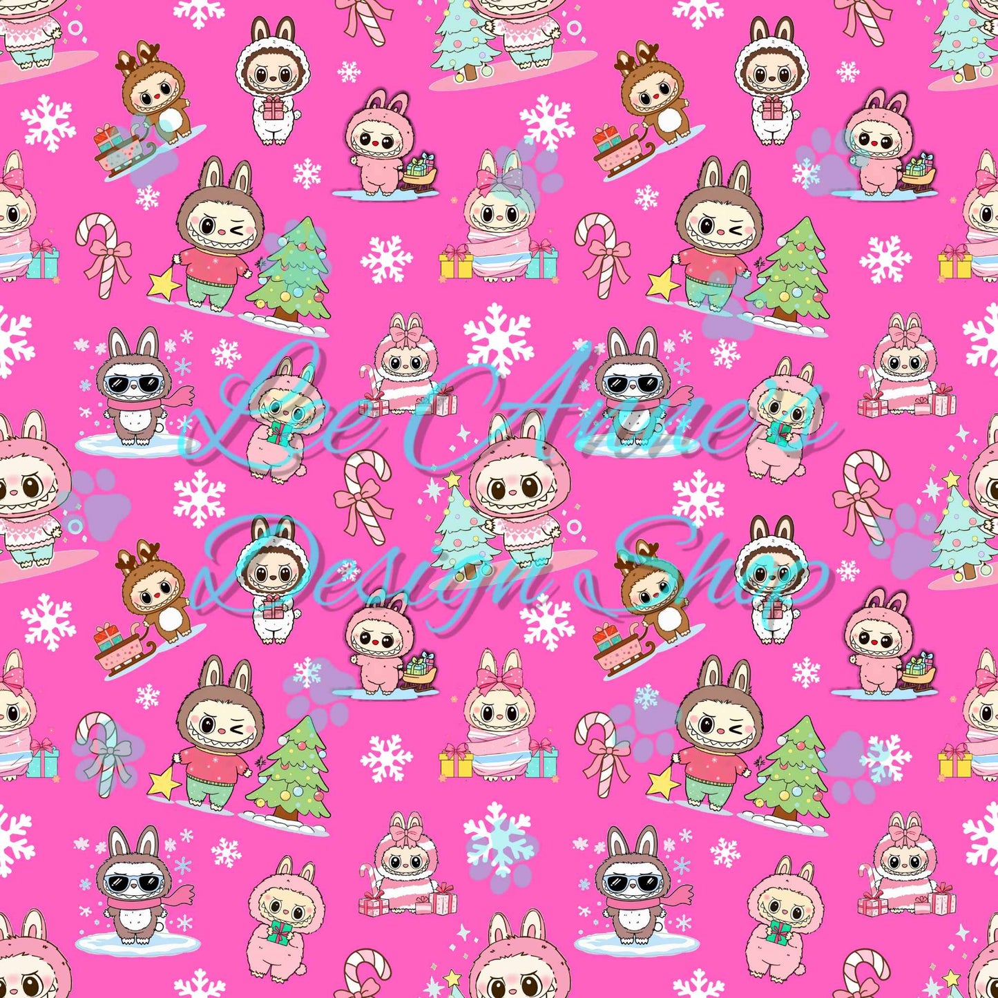 Christmas Monster Seamless