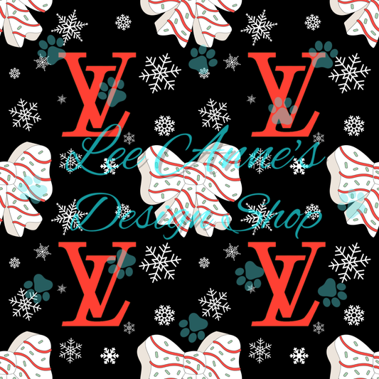 Boujee Christmas Seamless
