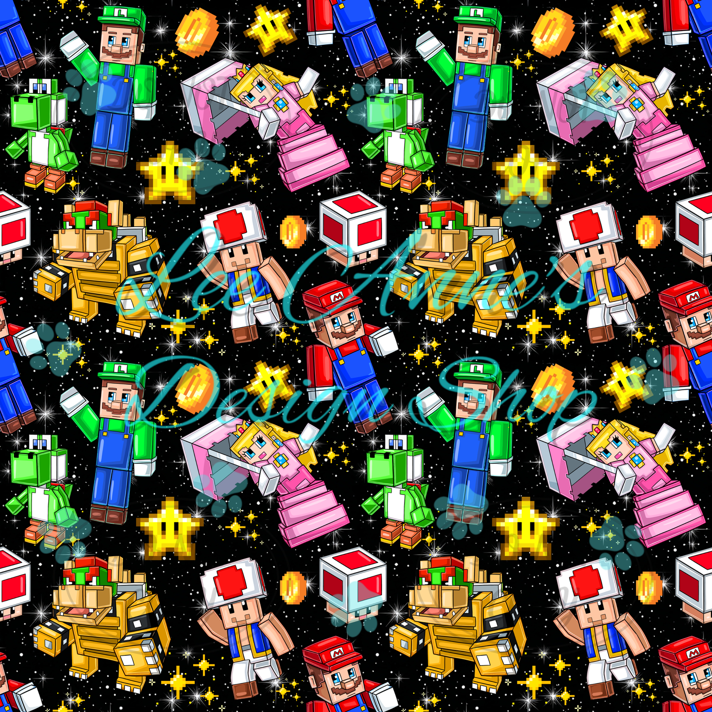 Plumber Gamer Mashup Seamless
