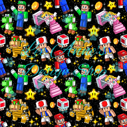 Plumber Gamer Mashup Seamless