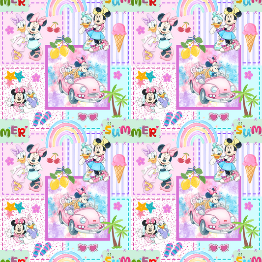 Mouse Summer Seamless