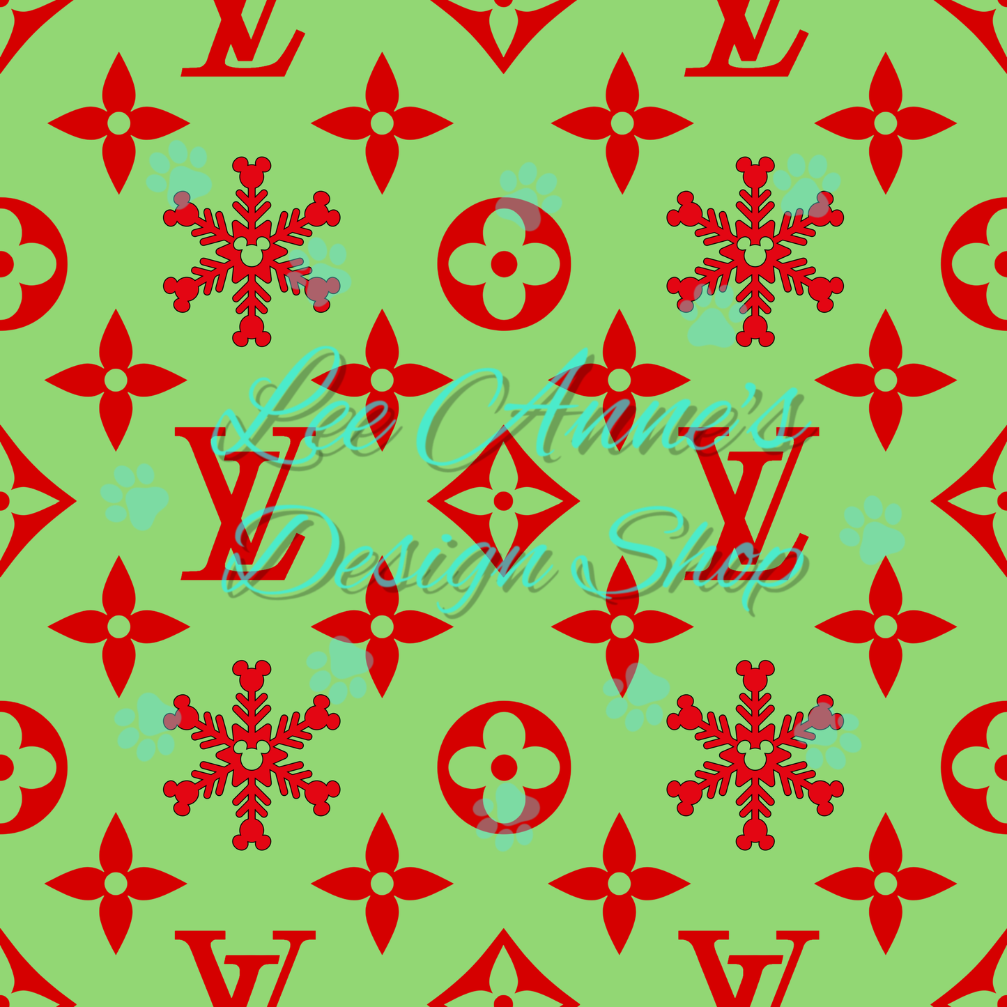 Christmas Boujee Seamless