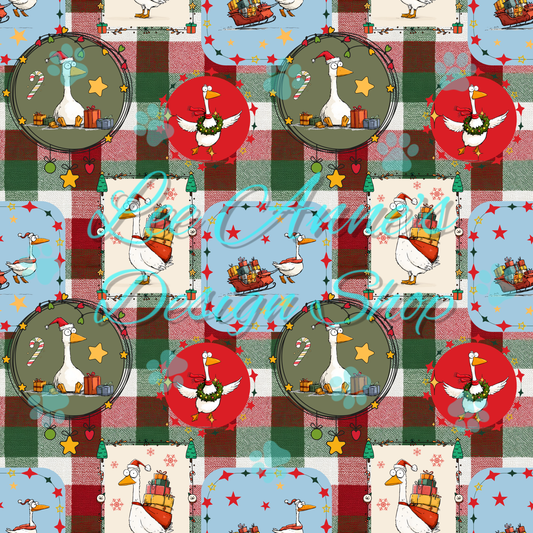 Christmas Goose Seamless