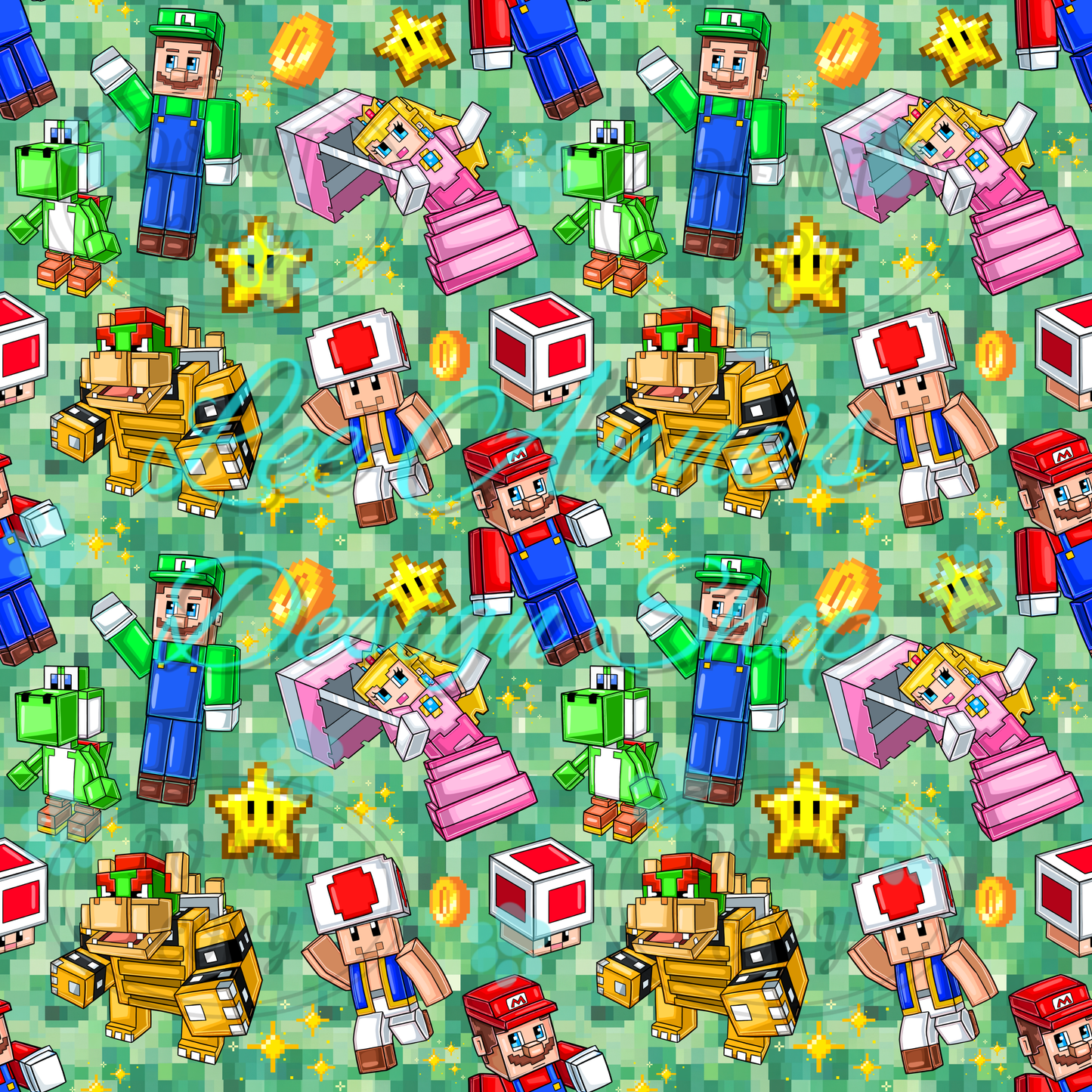 Plumber Gamer Mashup Seamless
