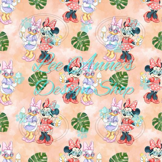 Mouse Summer Seamless