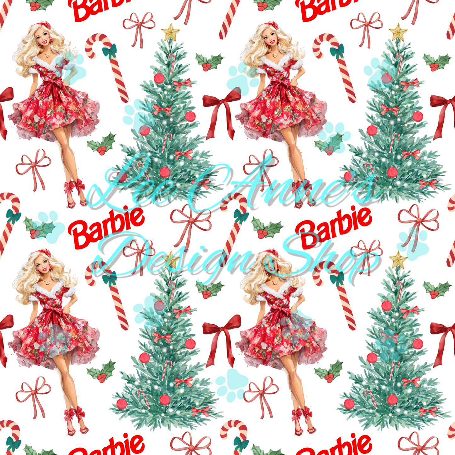 Christmas Doll Seamless