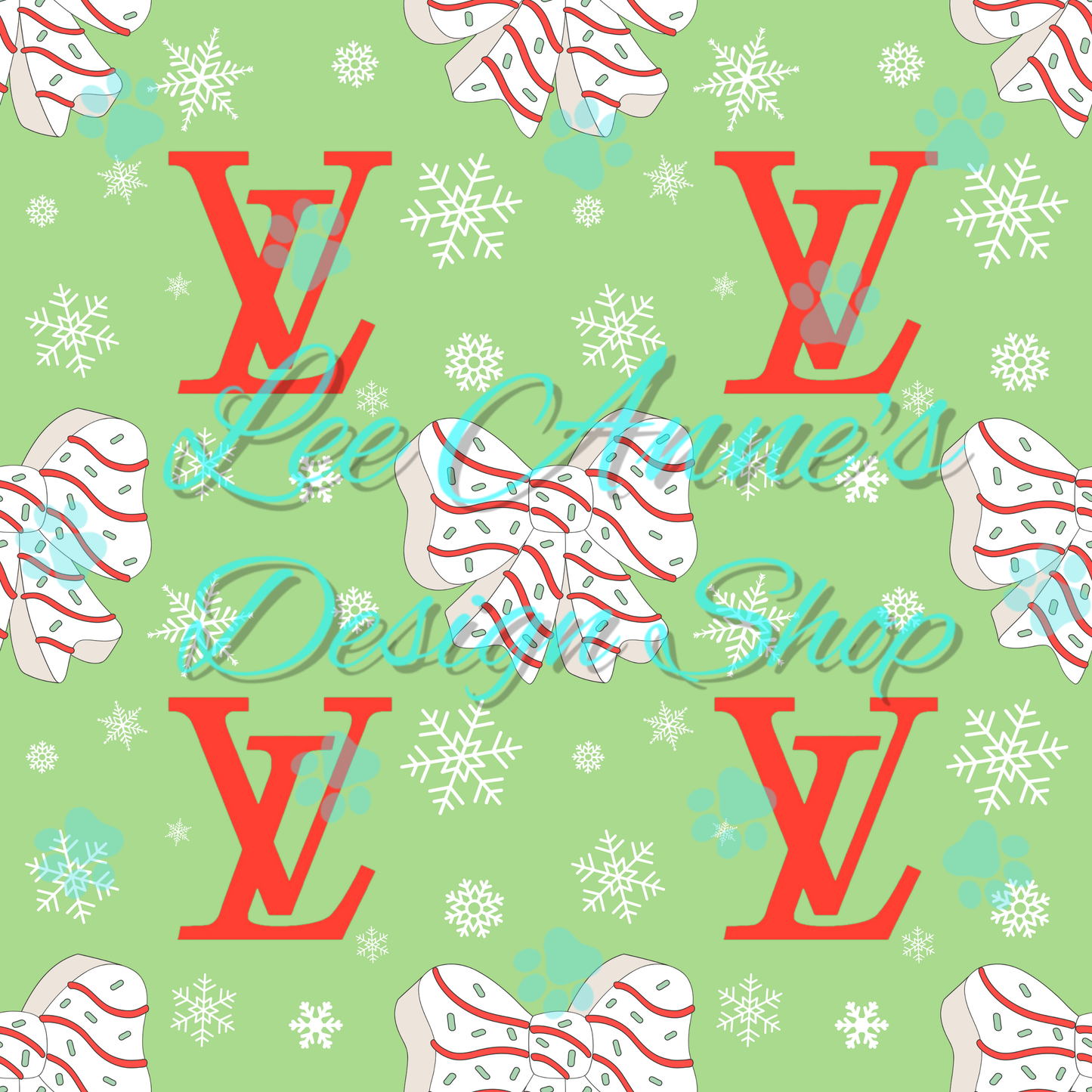 Boujee Christmas Seamless