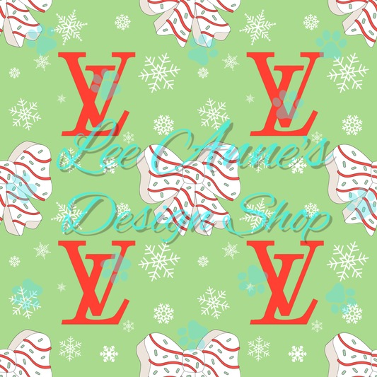 Boujee Christmas Seamless