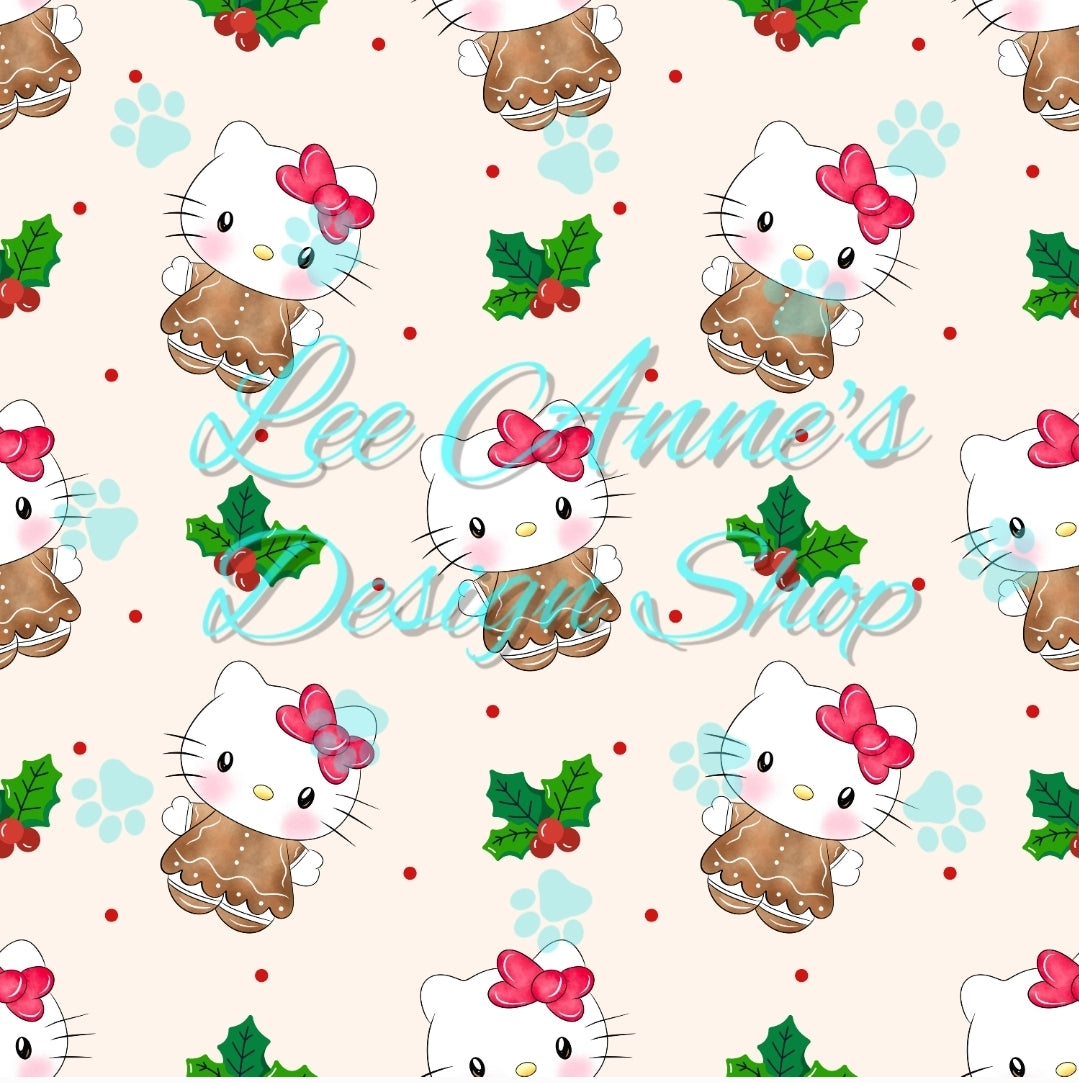 Christmas Kitty Seamless