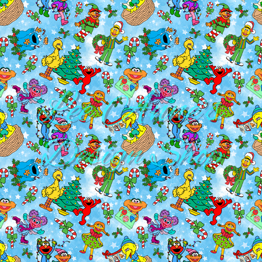 Christmas Puppets Seamless