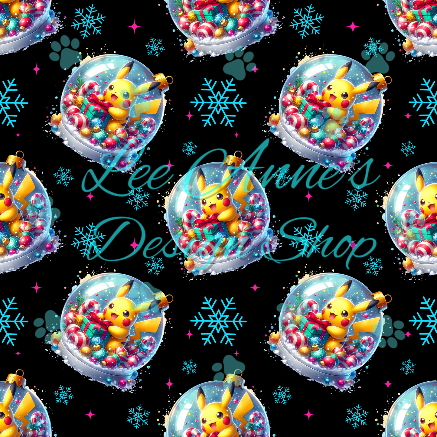 Poke Christmas  Seamless