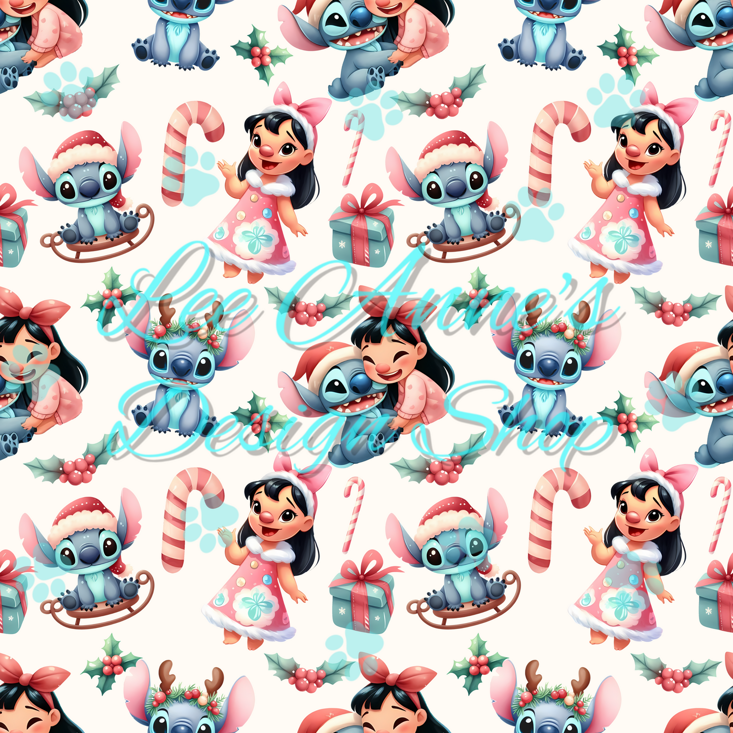 Stitch Christmas Seamless