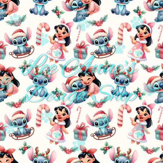 Stitch Christmas Seamless