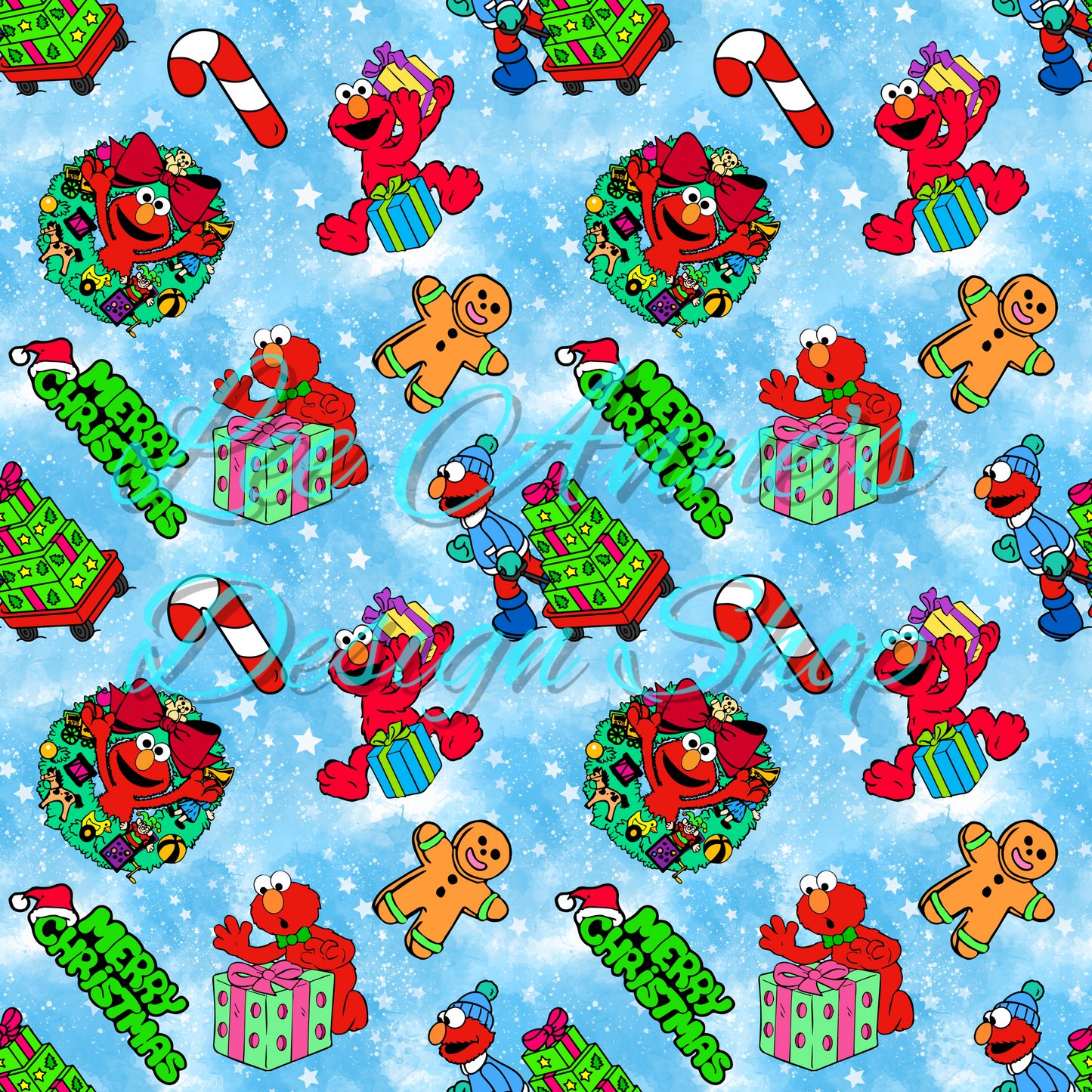 Christmas Puppets Seamless