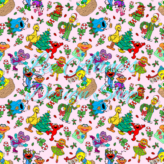 Christmas Puppets Seamless