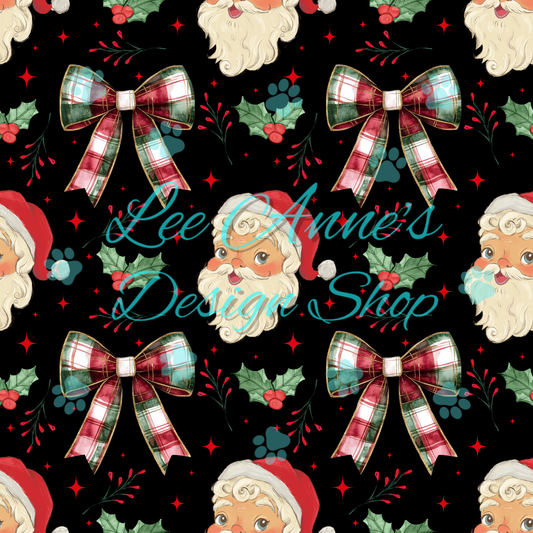 Vintage Santa Christmas Seamless