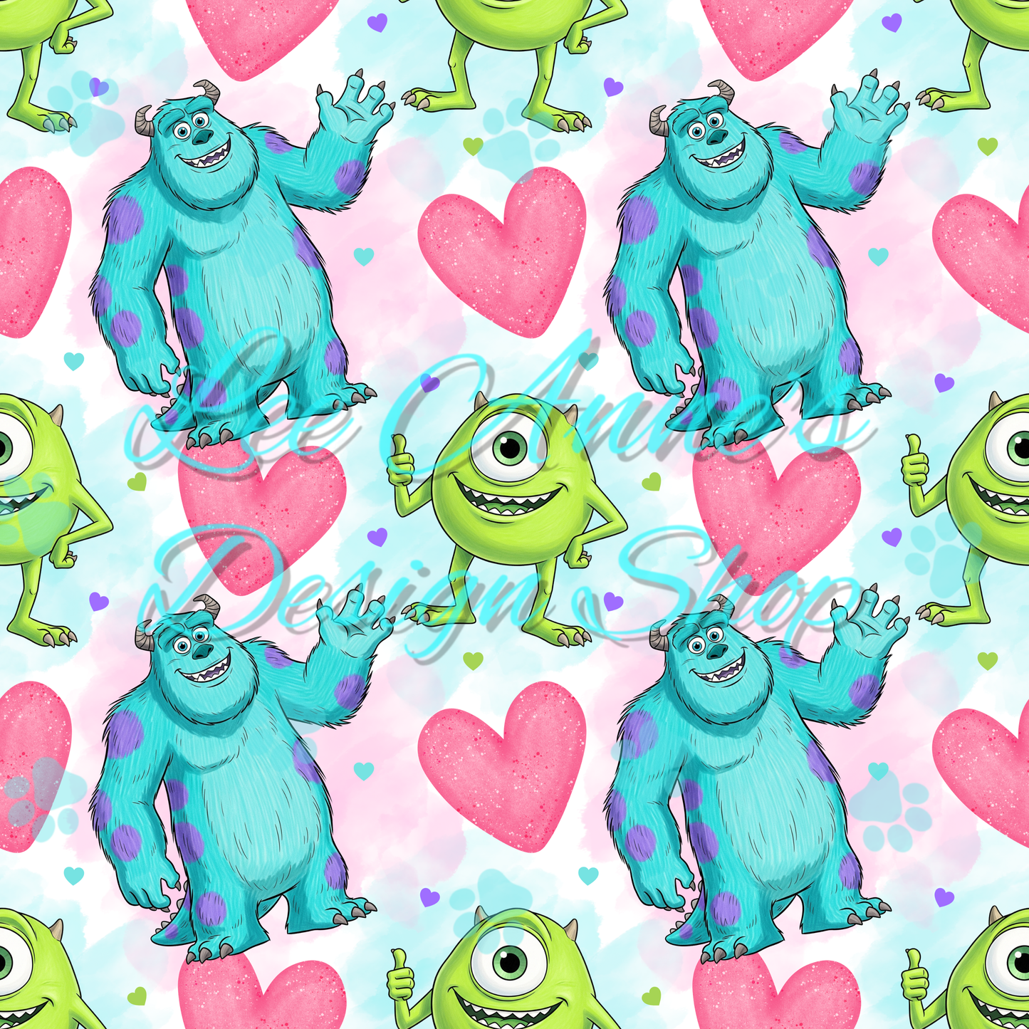 Monsters Seamless