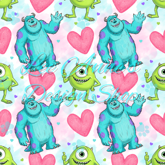 Monsters Seamless