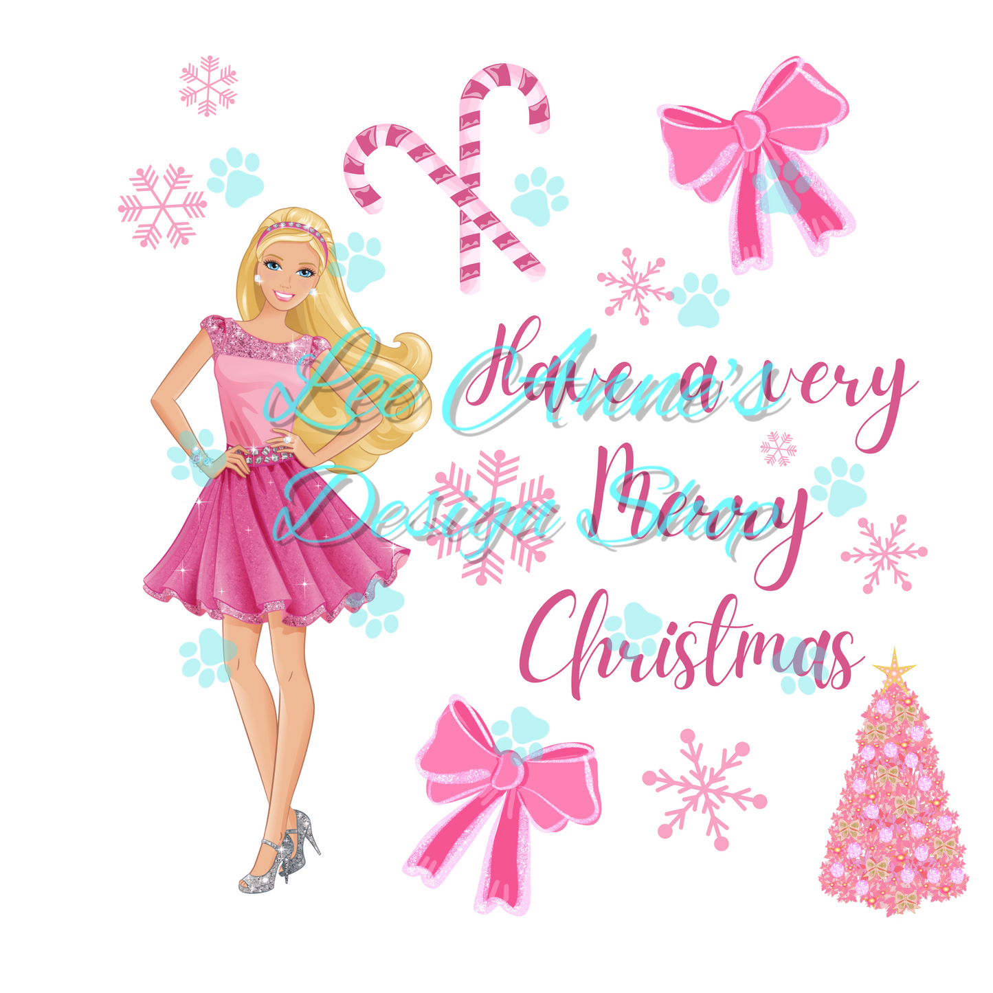 Christmas Doll Sublimation