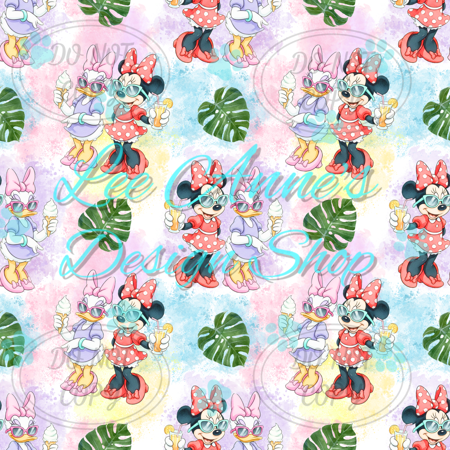 Mouse Summer Seamless