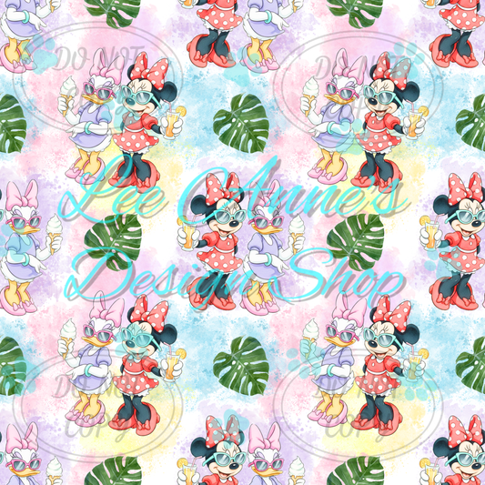 Mouse Summer Seamless