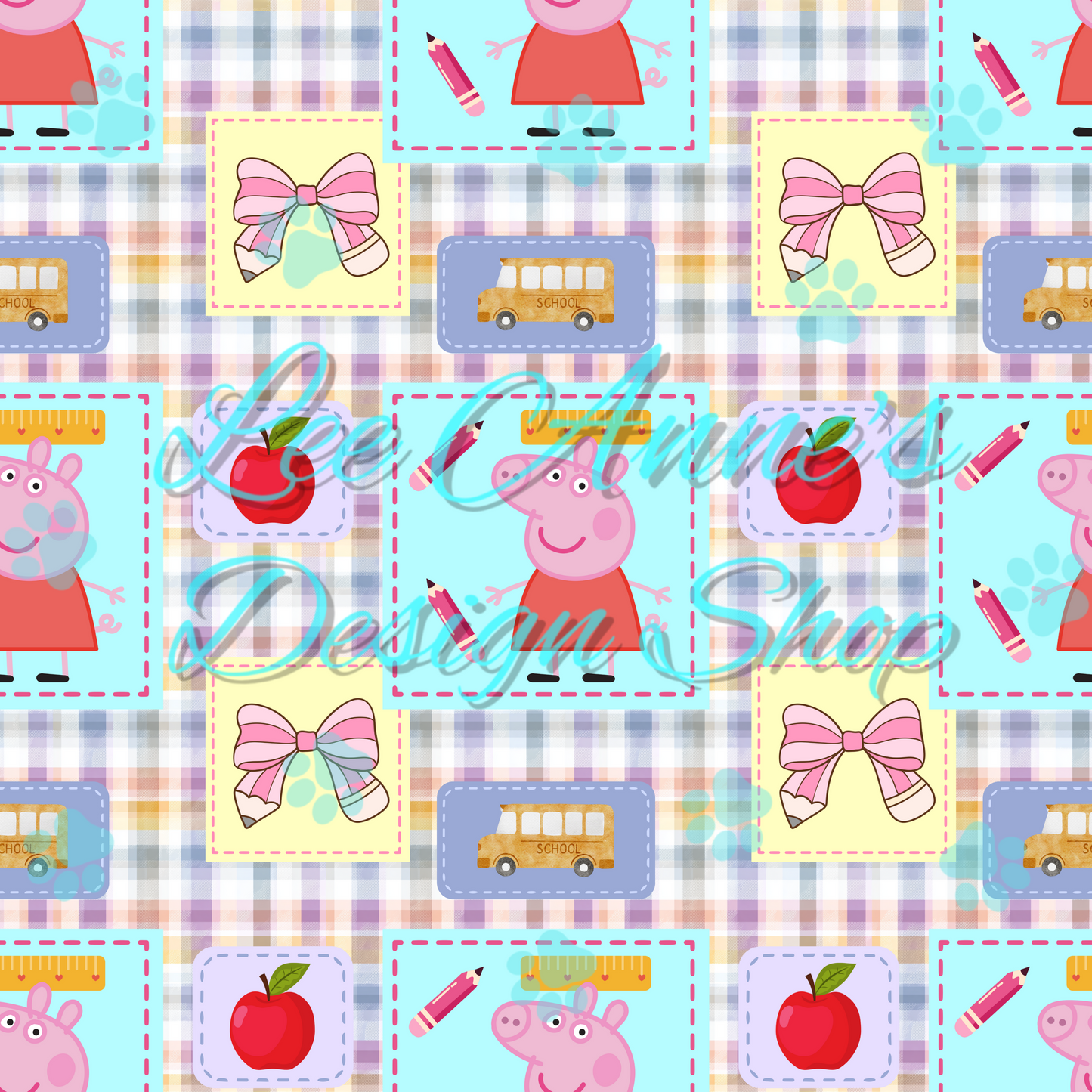 School Pig Seamless