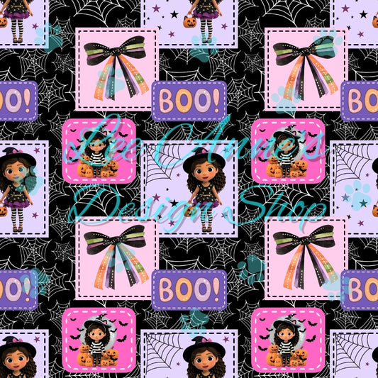 Dollhouse Halloween Seamless
